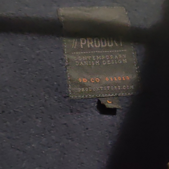 New Produkt Zip up hoodie never worn Mens L - Picture 3 of 5